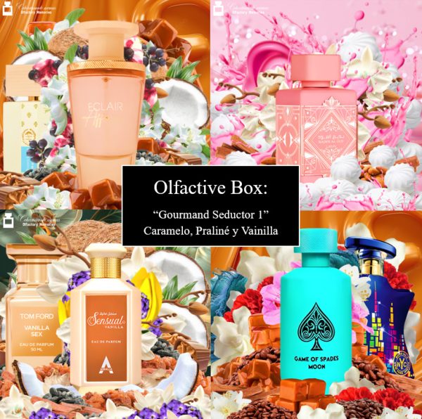 Olfactory Box “Gourmand Seductor 1” – Caramelo, Praliné y Vainilla - Imagen 2