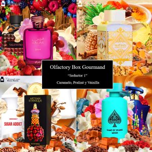 Olfactory Box “Gourmand Seductor 2” – Frutas, Caramelo y Vainilla Especiada decant